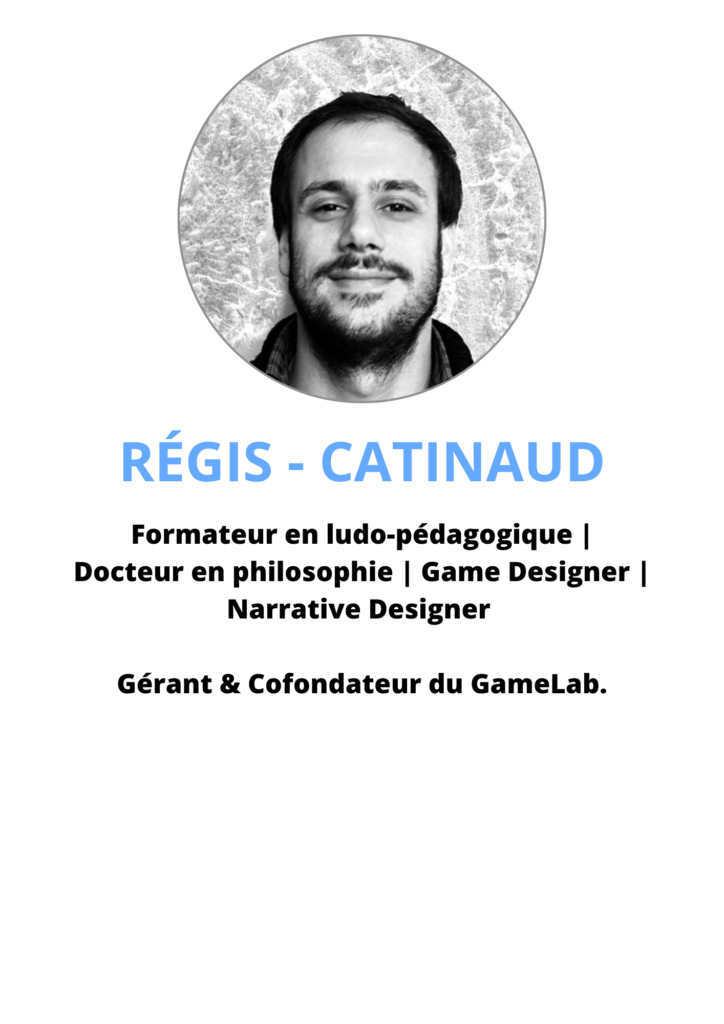 Image de Régis Catinaud, cofondateur du Gamelab et Docteur en philosophie.